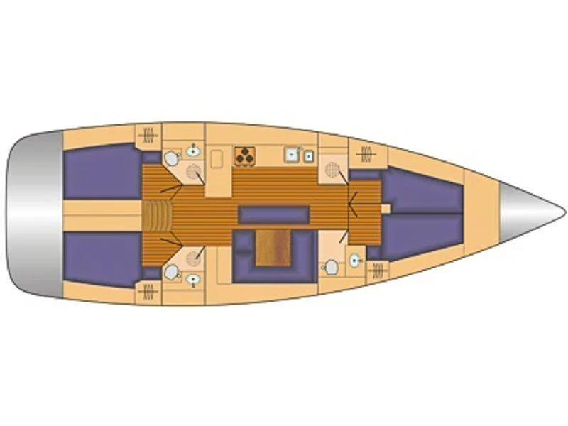 Bavaria Cruiser 45 (Eva) Plan image - 2