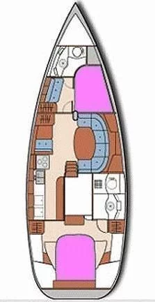 Oceanis 40 (MARCO POLO - Refit2018) Plan image - 5
