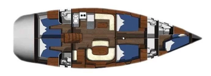 Ocean Star 56.1 - 5 cabins (Alexandria) Interior - 6