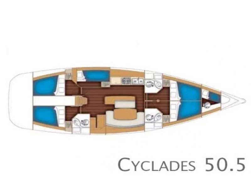 Cyclades 50.5 (Sofia IV) Plan image - 3