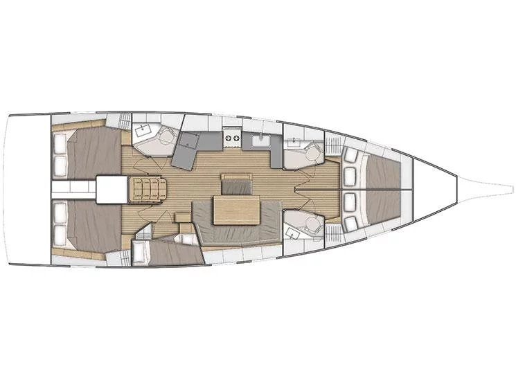 Bavaria 47 Cruiser (Ilia) Plan image - 1