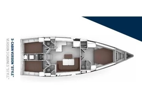 Bavaria Cruiser 46 Style (Pinot Gris) Plan image - 1