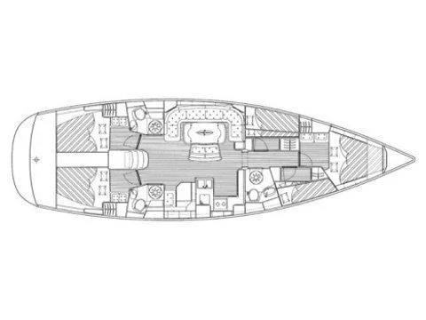 Bavaria 51 Cruiser (Monika I) Plan image - 4