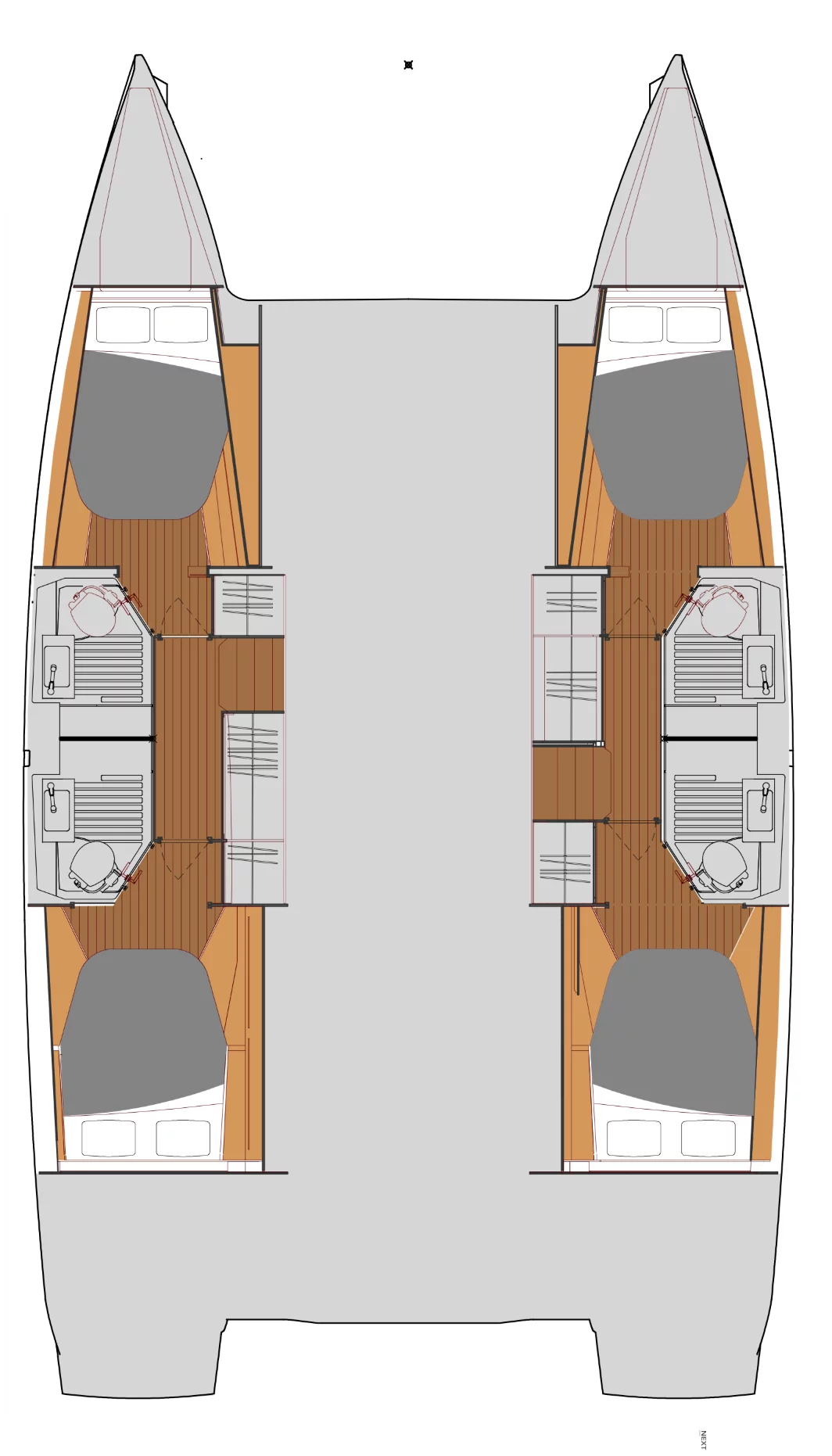 Fountaine Pajot Astrea 42 (Muttley)  - 1