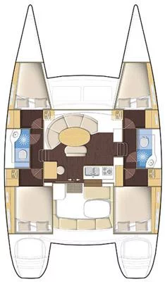 Lagoon 380 - 4 cab. (ECONOMY)  - 1