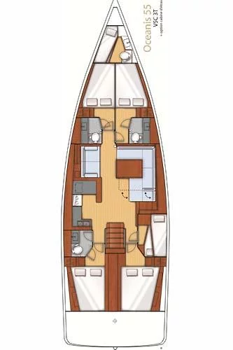 Oceanis 55 - 5 + 1 cab. (Dreamer)  - 1