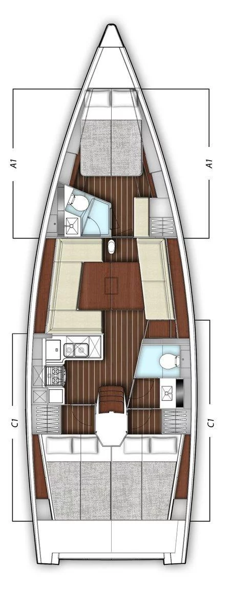 x-Yacht X4³ (Xenia)  - 1