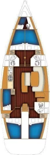 Cyclades 50.5 - 5 + 1 cab. (FUNKY (crewed))  - 1