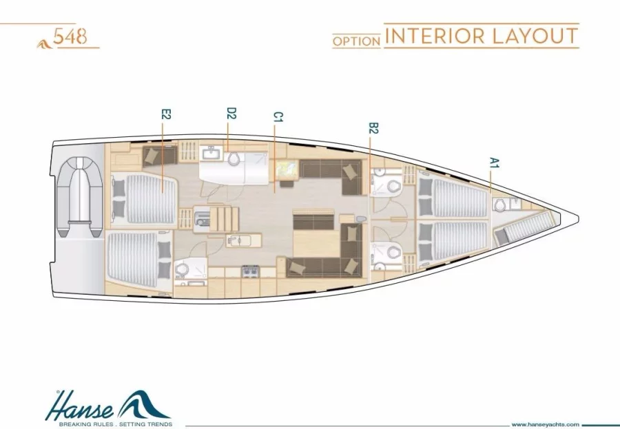 Hanse 548 AC & GEN (JOY)  - 1