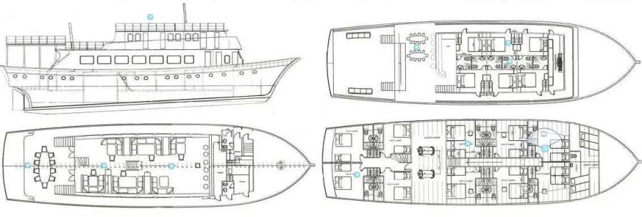 gulet - yacht (36 - 16  LVBT)  - 24