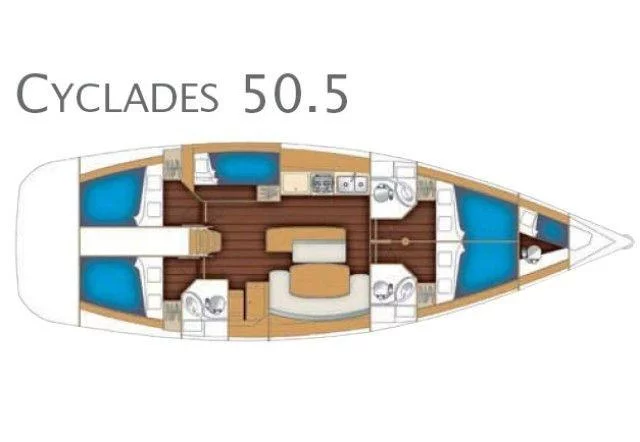 Cyclades 50.5 (LADY KIKI II)  - 25