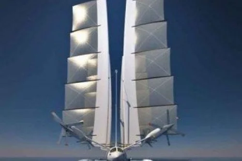 Яхта Octuri Wind Powered Yacht, которая может превратиться в самолет